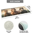 thumbnail image 3 of Bath Mat, Soft Absorbent Bath Rug, Horse Bath Mats for Bathroom, Living Room Bedroom Home Floor Mat, Bath Mat for Tub Non Slip 20 x 39 Inch Home Decor, 3 of 7