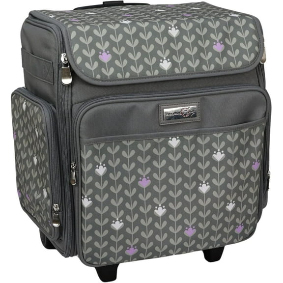 Everything Mary Collapsible Scrapbook Tote – Foldable Craft Storage Organizer for Scrapbooking Supplies, Art Tools, and Accessories – Portable Craft Bag