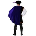 thumbnail image 3 of Plus Size Noble Renaissance Man Costume for Adults, 3 of 4