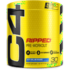 C4 Ripped Pre-Workout Powder, Icy Blue Razz, 30 Servings
