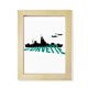 thumbnail image 1 of Escritorio de madera Arte Pintura 7x9 pies Marco de foto, 1 of 4