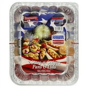 Handi-Foil, Handi-Foil 2 Stars-n-Stripes Pans & Lids, 1 pan & lid