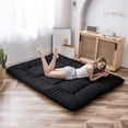 thumbnail image 2 of Japanese Floor Mattress Futon Mattress, Memory Foam Futon Roll Up Guest Mattress Queen Size, 2 of 8