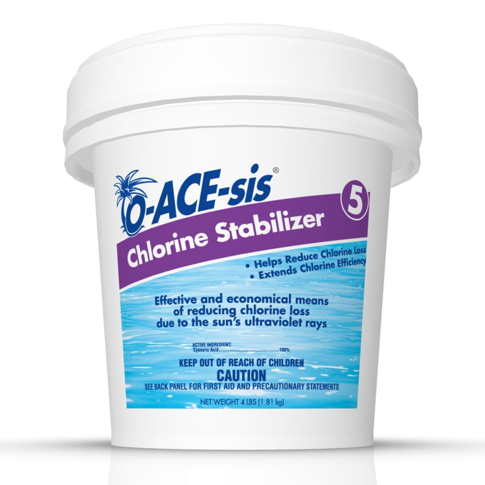 OACEsis Tablet Chlorine Stabilizer 4 lb. Case Of 8;