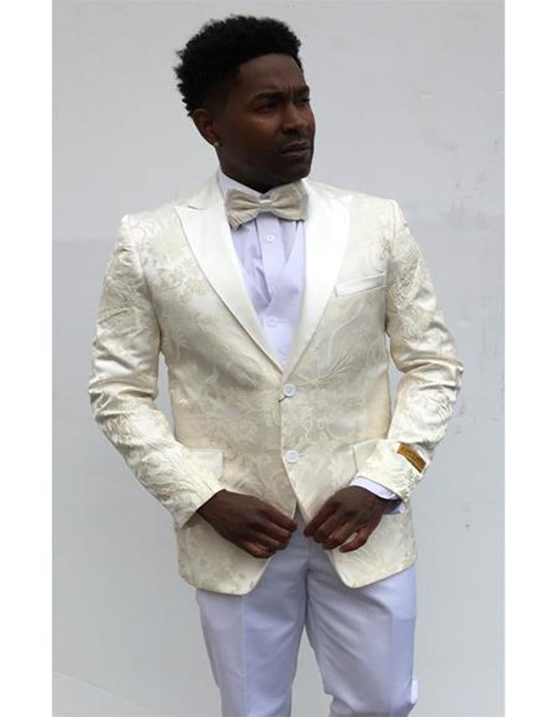 ivory paisley dinner jacket