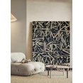 thumbnail image 4 of Hand Painted Oil Painting Original Art Geometric Pattern Living Room Entrance Decoration Painting Abstract Modern Wall Art Decor, 4 of 8