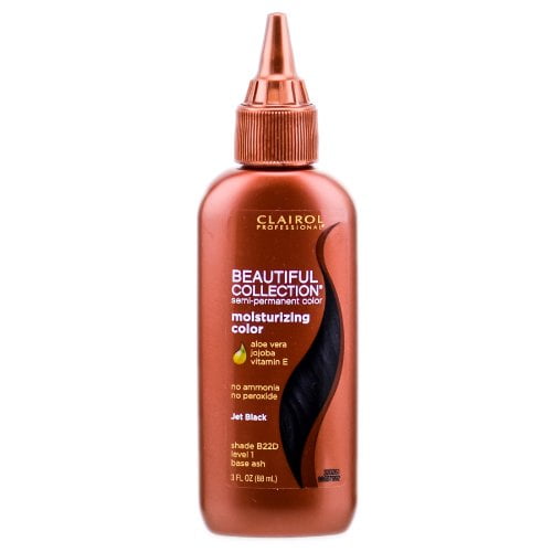CLAIROL Professional Beautiful Collection Gentle Semi Permanent Color B22D Jet Black Level 1