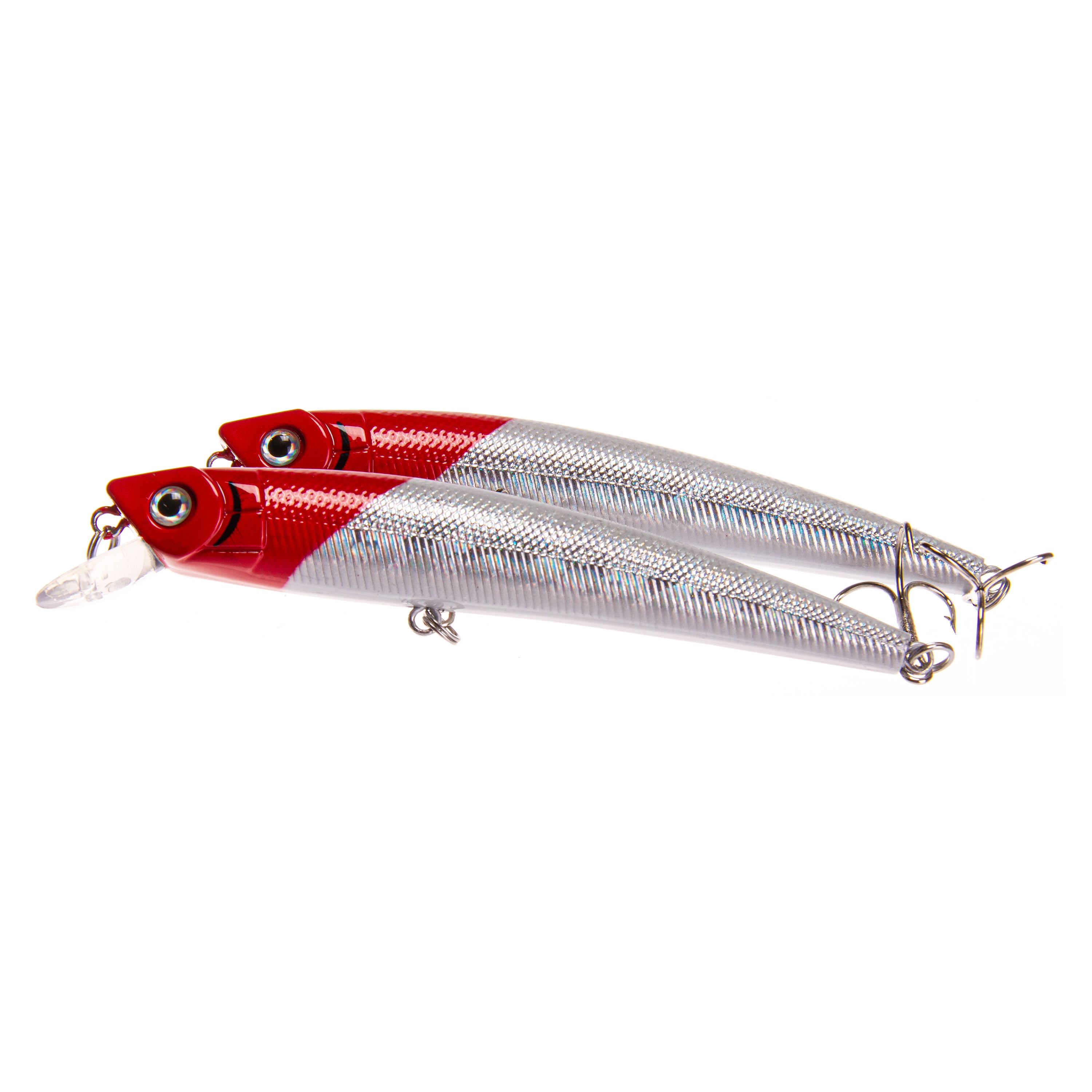 Ozark Trail Saltwater Inshore Minnow Fishing Lures, 2-Pack