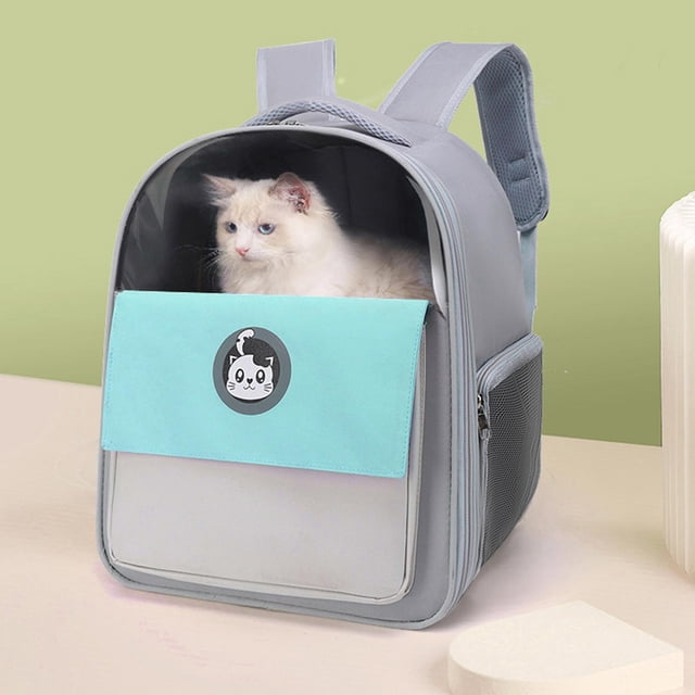portátil para perros y , ajustable, con bolsillos de almacenamiento, bolsa con cremallera, jaula para caminar al , , - claro verde claro