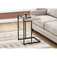 thumbnail image 5 of Accent Table C-shaped End Side Snack Living Room Bedroom Metal Beige, 5 of 11