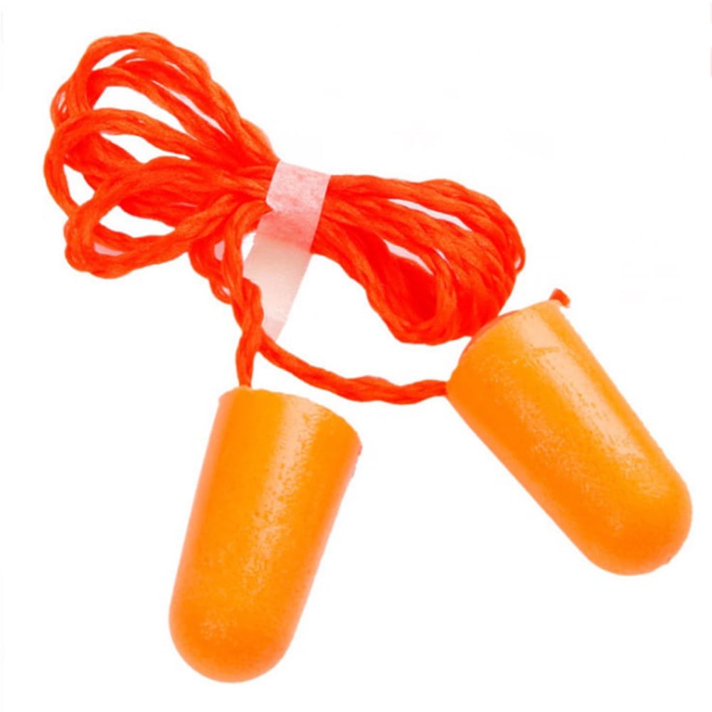 Soft Foam Ear Plugs Orange Earplugs Highest Travel Sleep Noise