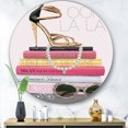 thumbnail image 3 of Designart 'Paris Glamourous Gold Style II' Glam Metal Circle Wall Art, 3 of 3