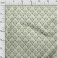 thumbnail image 3 of oneOone Cotton Flex Light Green Fabric Asian Block Floral Dress Material Fabric Print Fabric By The Yard 40 Inch Wide, 3 of 4