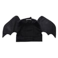 thumbnail image 6 of Halloween Pet Bat Wings Costume for Small Dogs & Cats, Black Polyester Lightweight Outfit, Size M, 6 of 8