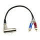 thumbnail image 4 of 1ft 90  degree XLR a 2 Dual Estéreo Splitter Adaptador de enchufe Cable de sonido para amplificador mezcladora Micrófono Cab Hugo  xlr hembra a rca, 4 of 7