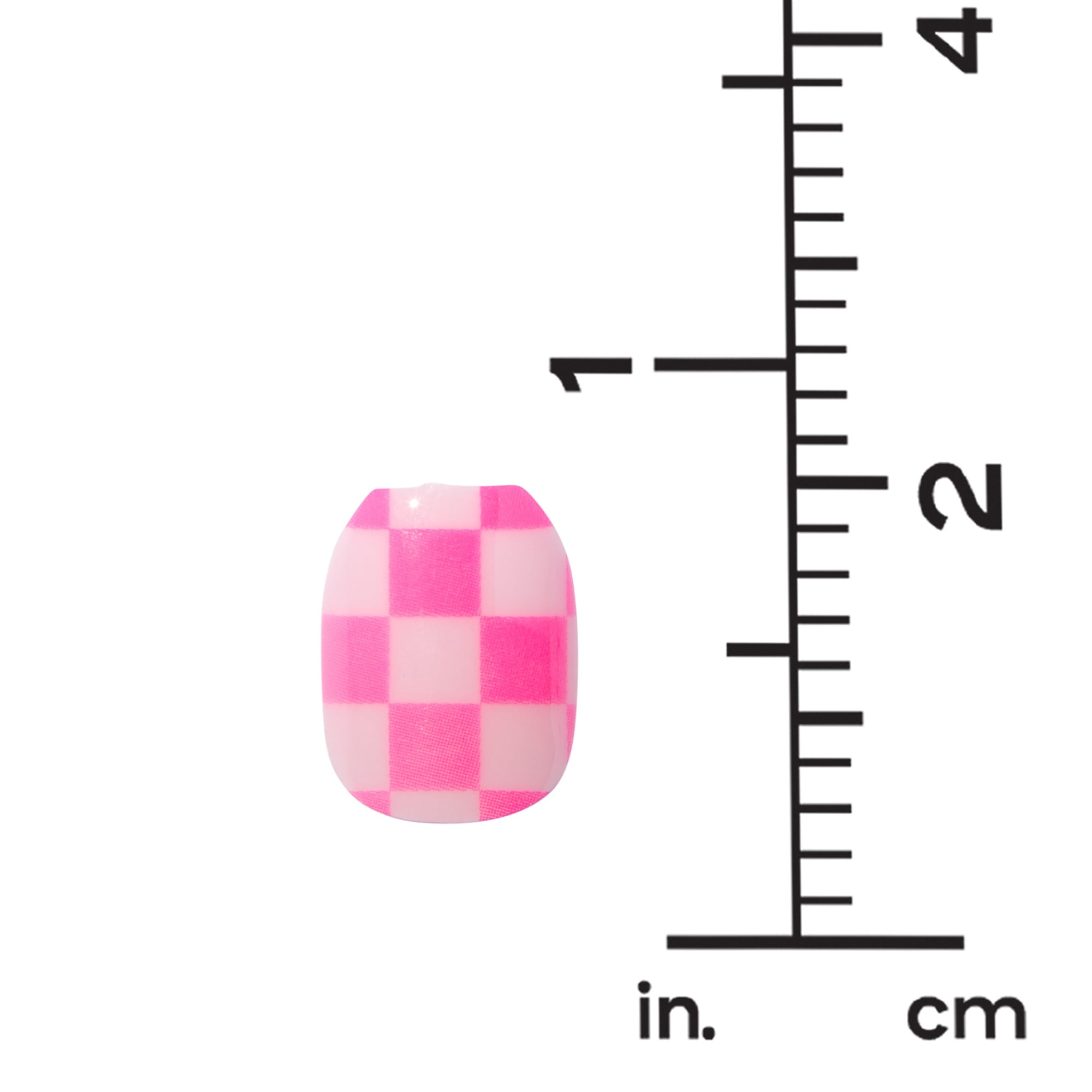 Claire's Teen Girls Funky Pink Stiletto Shaped Press-on Nails, 24 Faux Nails