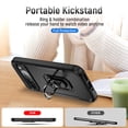 thumbnail image 6 of for Google Pixel 9 / 9 Pro Case, Slim Fit Military Grade Drop Tested Dual Layer Shockproof Case with 360 Ring Holder Kickstand Protective Rugged Car Magnetic Non-Slip Phone Case,Black, 6 of 10