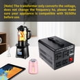 thumbnail image 3 of EFFORTWAY 3000 Watts 110V to 220V Voltage Converter Transformer Step Up/Down Transformer 220V to 110V Voltage Converter, 3 of 17