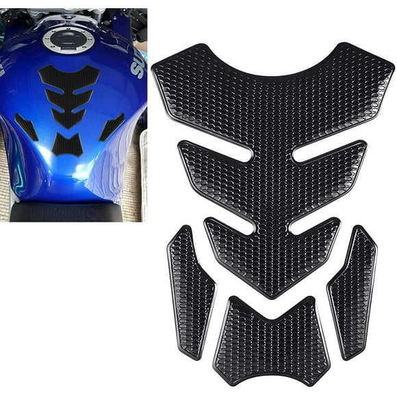 TOMALL 3D Gas Tank Protector for Motorcycle Tank Pad Decal Soft Rubber Tank Pad Protector Sticker Anti Slip Waterproof