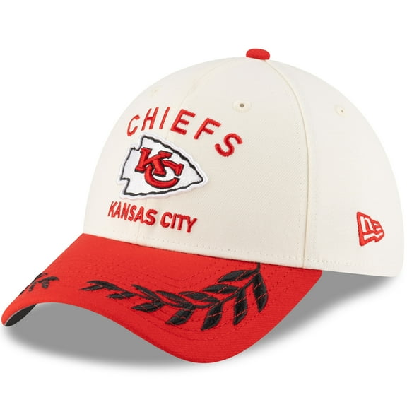 Men's New Era  Cream/Red Kansas City Chiefs 2025 NFL Draft 39THIRTY Flex Hat