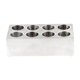 thumbnail image 4 of Soporte para utensilios de cocina, organizador de cubiertos, Base antideslizante, soporte para cubiertos, estante de almacenamiento de vajilla para 8 cuadrícula, 4 of 8