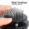 thumbnail image 3 of Meat Tenderizer Meat Cutter Marinating Stainless Steel 56 Blades Meat Tenderizers, 3 of 5