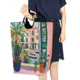 thumbnail image 4 of Yayeee Freestanding Laundry Hamper with Handle Collapsible Large Storage Basket for Clothes, Window Scene, 4 of 7