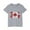 88#Gray, variant on gljltg (3-10 Years) Unisex Kids Summer Fashionable Cute Maple Leaf Print Casual Short Sleeve Round Neck Cotton T-Shirt