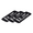 Black, variant on Hair Stylist 1 x 3" Name Tag/Badge, Red, (3 Pack)