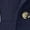 Blue, variant on A-Line Wool Coat Long Peacoat Pleated Tunic Trench Coats Lapel Collar Winter Coat Double Breasted Outwear Elegant Trendy Coat Fashion Dressy Blouses Clothing(Dark Blue,L)