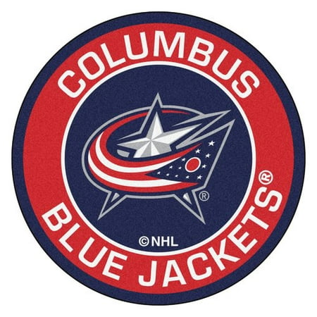 NHL - Columbus Blue Jackets Roundel Mat 27&quot; diameter