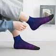 thumbnail image 2 of Pofeuu Neon Glitter Print 30cm Socks, Adult Running Hiking Socks for Youth and Adult, 2 of 7