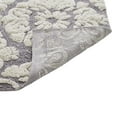thumbnail image 6 of Better Trends 20" x 60" Bathroom Runner Mat, 100% Cotton Non-Slip Bath Rug, Water Absorbent, Machine Washable for Bathroom and Shower Use, (Gray) Medallion Collection, 6 of 6