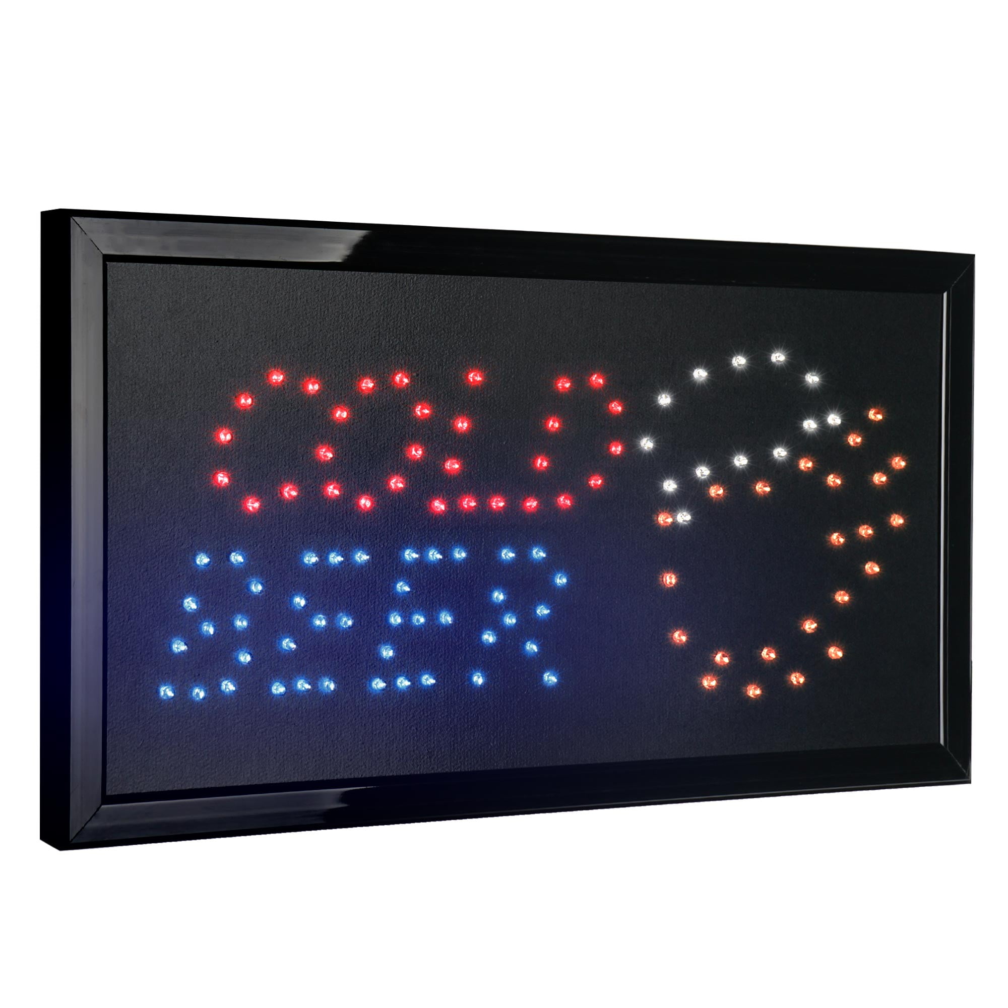 American Art Decor Officially Licensed Cold Beer Framed Flashing LED Marquee Wall Decorative Sign (19"x10")