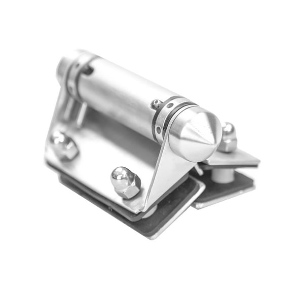 Stainless Steel 316 Swimming Pool Glass Hinge for 5/16” ~ 11/16" Glass Thickness 2 Pieces, Satin Brush Finish