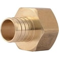 thumbnail image 3 of SharkBite 3/4 x 1 Inch Crimp Female Adapter, Brass Plumbing Fitting, PEX Pipe, PE-RT, UC086LFZ, 3 of 3
