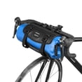 thumbnail image 1 of Sac de Guidon de Vélo Série ATTACK Tough - Capacité Réglable 3 L-7 L, Matériau Nylon et TPU Imperméable, Fermeture à Rabat, Fixation Sécurisée avec Sangle en Sangle, Bleu, 15,7 X 5,9 Po, 364 g, 1 of 6