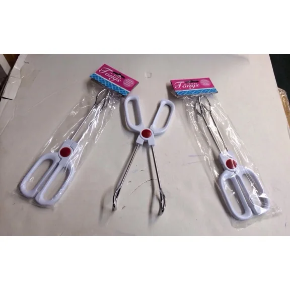 Salad Tongs 10" Serving Tool X2 Kitchen Utensil Free Shipping Usa Seller