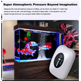 thumbnail image 2 of Aquarium Air Pump Oxygen Fish Tank Bubbler, Double Vent Hole, 2 of 8