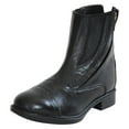 thumbnail image 6 of Daisy Clipper, by Huntley Equestrian, Children's Black Side Zipper Leather Paddock Boots, 6 of 10