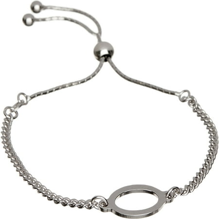 Pori Jewelers Sterling Silver Marquise Adjustable Bracelet Bracelet