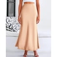 thumbnail image 3 of BTFBM Womens Spring Skirts Business Casual Clothes High Waisted Cocktail Party Wedding Guest Mermaid Maxi Skirt, 3 of 10