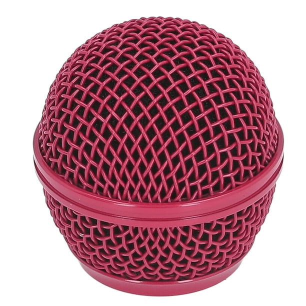 Malla de Repuesto para rejilla de Micrófono, Parabrisas de Espuma Incorporado, Acero inoxidable, compatible con SM58S SM58LC Beta58 Beta58a SA M30 SV100 UT2 PGX24 SLX4