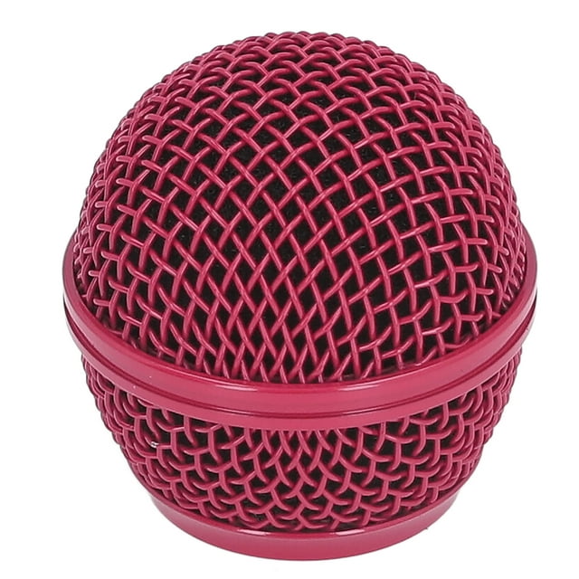 Malla de Repuesto para rejilla de Micrófono, Parabrisas de Espuma Incorporado, Acero inoxidable, compatible con SM58S SM58LC Beta58 Beta58a SA M30 SV100 UT2 PGX24 SLX4
