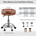 thumbnail image 6 of Chririnla Washable Round Bar Stool Covers for Restaurant Dining Room, Polyester Circle Bar Round Stool Covers with Stretch, 6 of 6