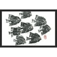 thumbnail image 2 of "Racing Fish" Framed Painting Print, 2 of 5