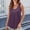 Purple, variant on Spring Tops for Women Tank Top for Women Women's Loose Round Neck Casual Vest Fashion Solid Color Swallowtail Sleeveless U Neck T Shirt Large Sleeveless Top Vest for Women Rose Gold M