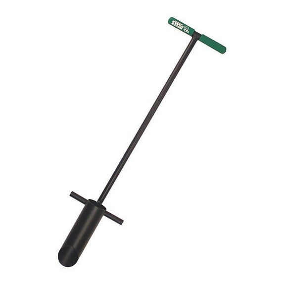 Bully Tools Bulb Planter,3" dia.,Steel T-Style 92302