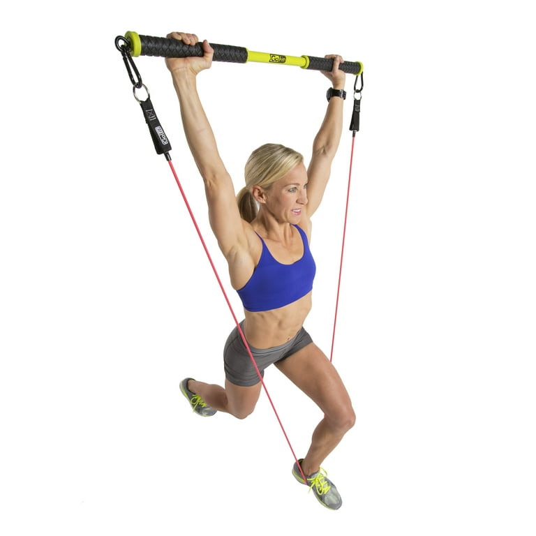 Free Shipping GoFit Resist a Bar Workout Resistance Band Bar for Home Gym 20 100 lbs Walmart Walmart
