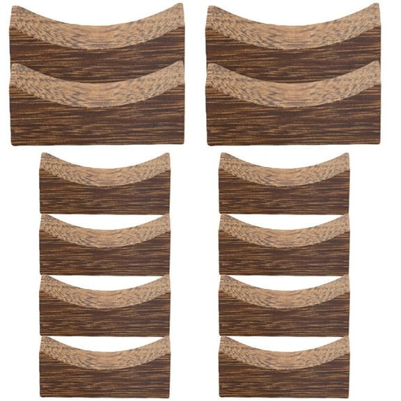 Worgeous  12 Pcs Spoon Rest with Lid Holder Wooden Chopstick